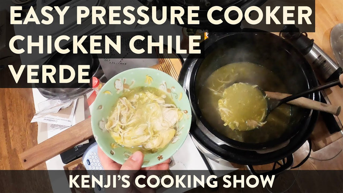 J. Kenji López-Alt making Chicken Chile Verde in the Instant Pot
