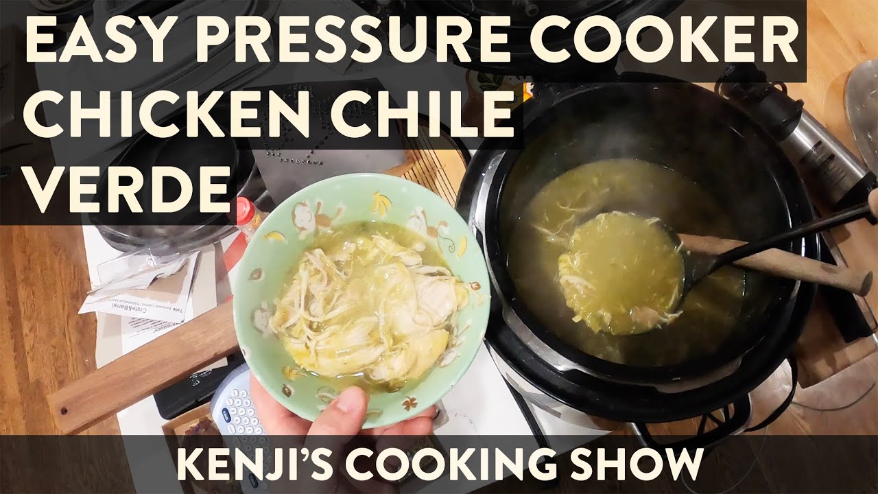 J. Kenji López-Alt making Chicken Chile Verde in the Instant Pot