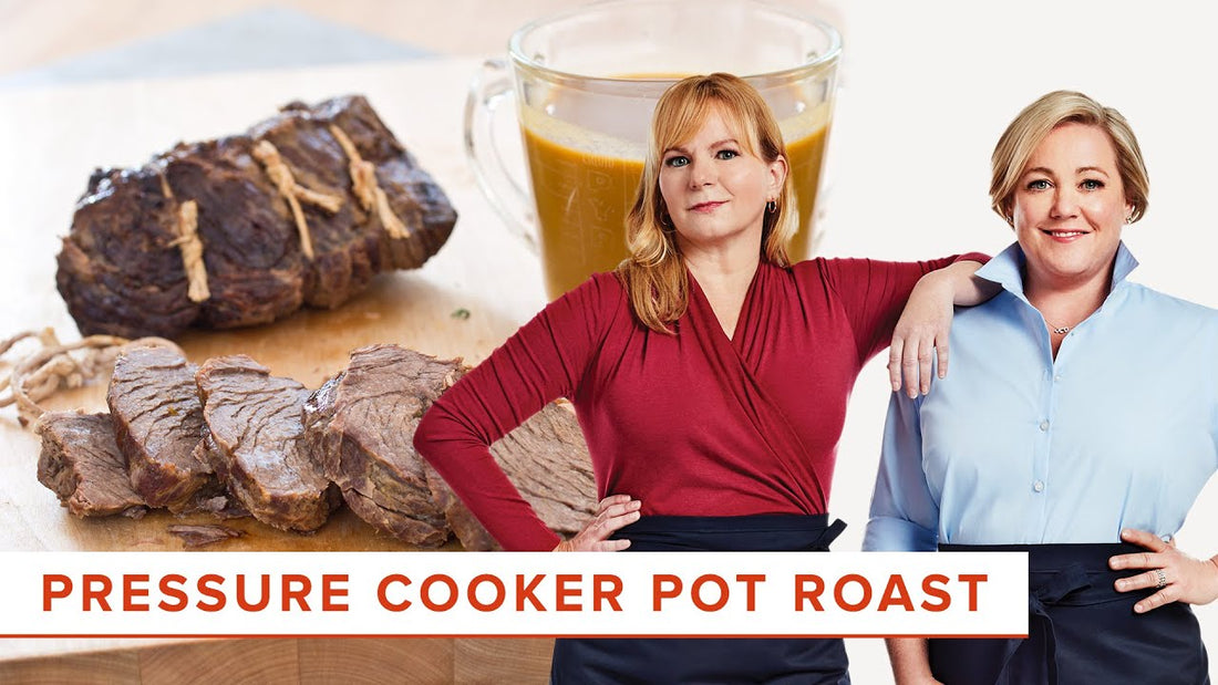 America's Test Kitchen making Pressure Cooker Pot Roast