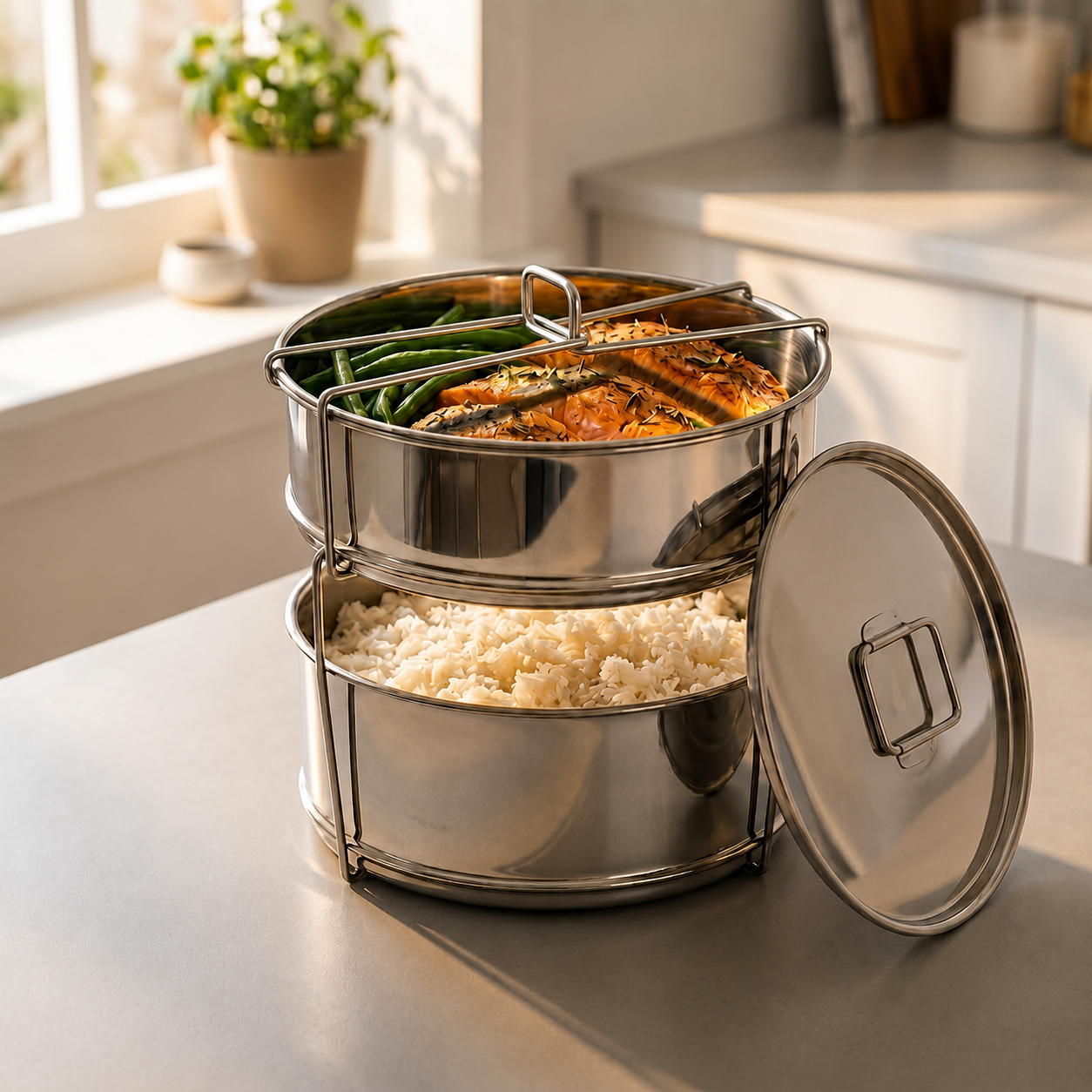 Stackable Insert Pans - 6QT