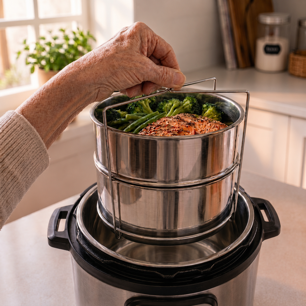Stackable Insert Pans - 6QT