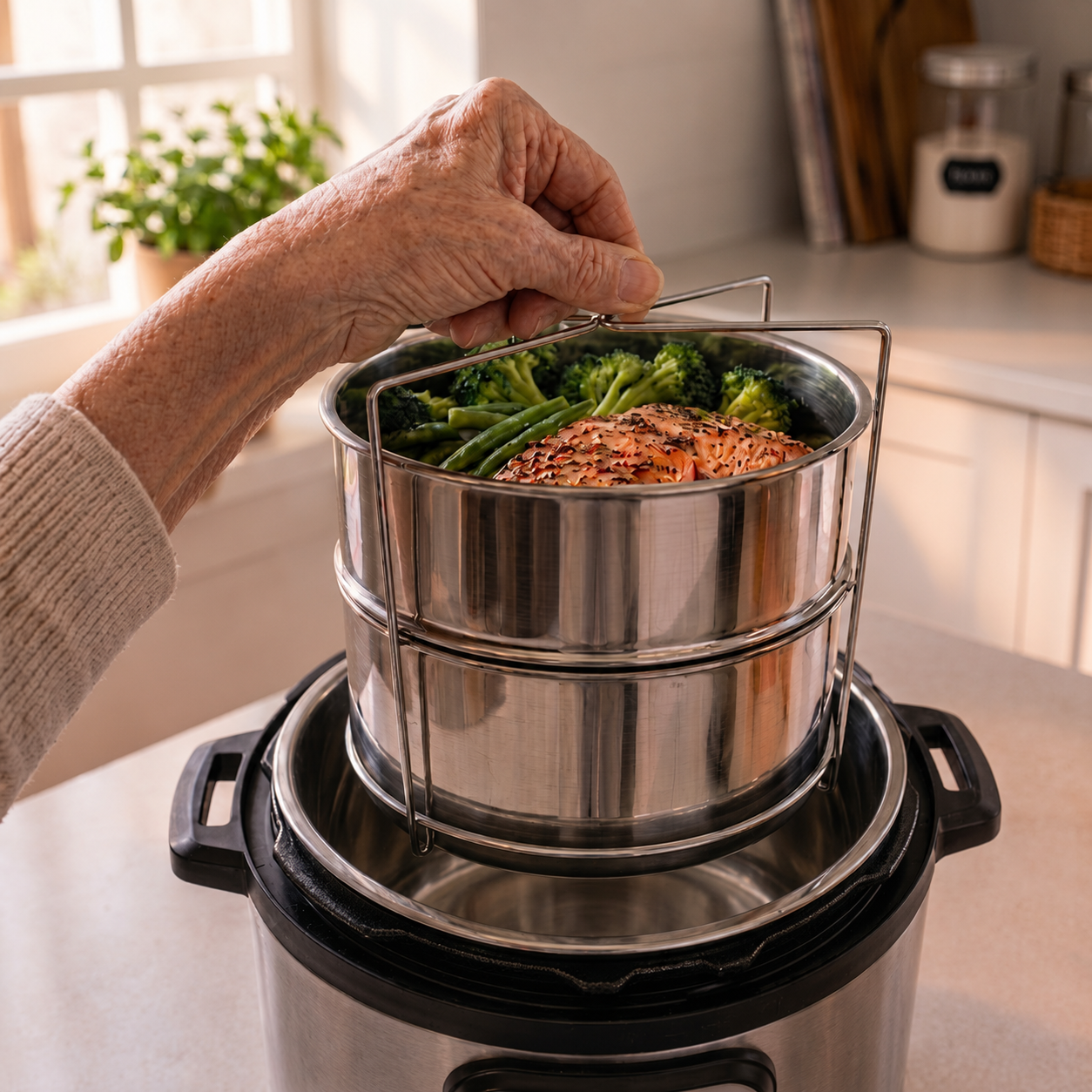 Stackable Insert Pans - 6QT